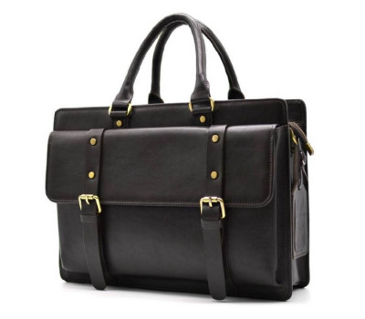 Шкіряна сумка портфель TARWA, TC-4964-4lx темно-коричнева