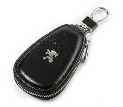 Автоключниця шкіра F633 Peugeot black Podium