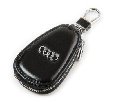 Автоключниця шкіра F633 Audi black Podium