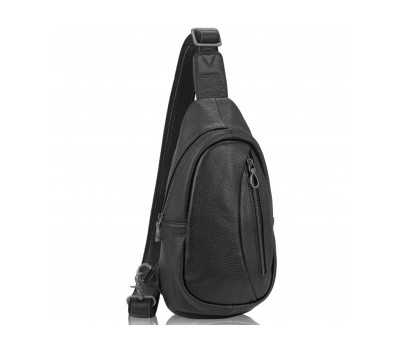 Сумка-слінг чорна чоловіча Tiding Bag 10030A