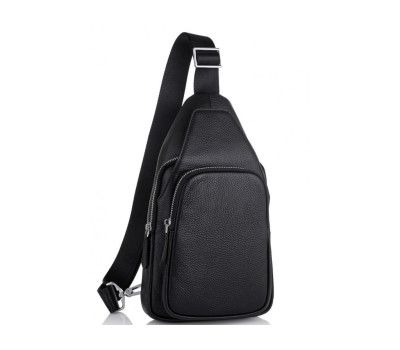 Чоловіча сумка-слінг через плече натуральна шкіра Tiding Bag SM8-681A
