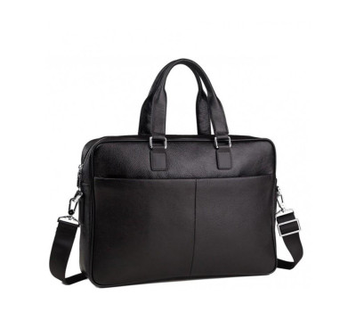 Сумка-портфель мужская кожаная для ноутбука и документов Tiding Bag M8018A