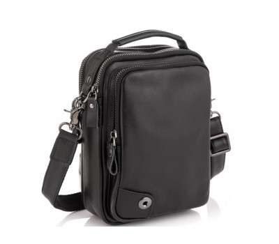 Сумка через плече чоловіча шкіряна Tiding Bag 6009A