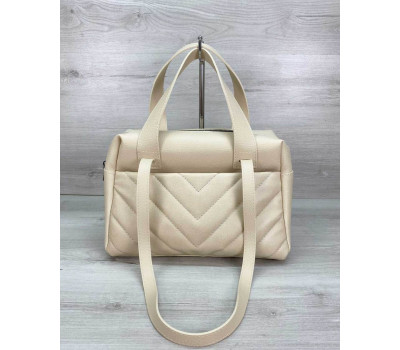 Женская сумка «Грейс» бежевая WeLassie