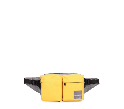 Сумка-хіппек на пояс Bumper (bumper-yellow-grey)