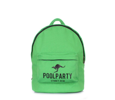 Рюкзак молодежный POOLPARTY (backpack-kangaroo-green)
