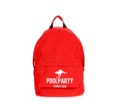 Рюкзак молодіжний POOLPARTY (backpack-kangaroo-red)