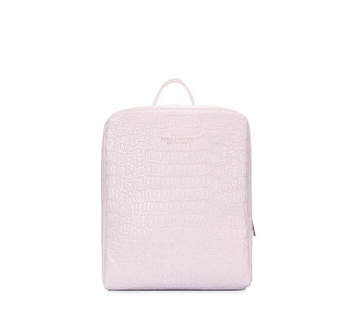 Женский рюкзак POOLPARTY Cult (cult-croco-white)