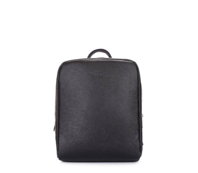 Кожаный женский рюкзак POOLPARTY Cult (cult-leather-black)