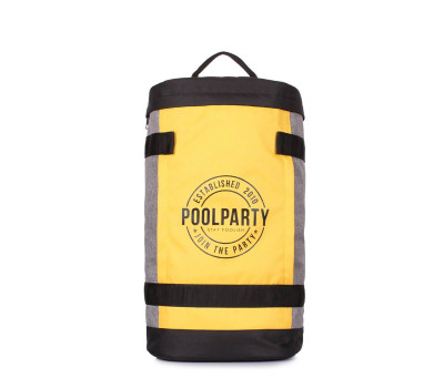 Молодежный рюкзак Tracker с принтом (tracker-yellow-grey)