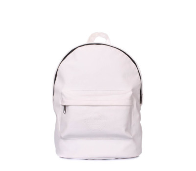 Рюкзак POOLPARTY из искусственной кожи (backpack-pu-white)
