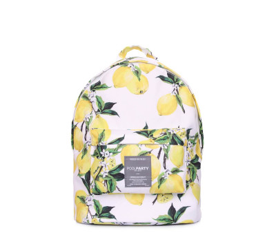 Рюкзак POOLPARTY с лимонами (backpack-lemons)