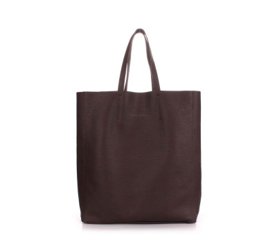 Шкіряна сумка POOLPARTY City (city-brown)