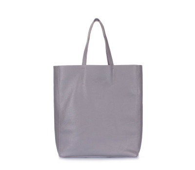 Шкіряна сумка POOLPARTY City (city-grey)