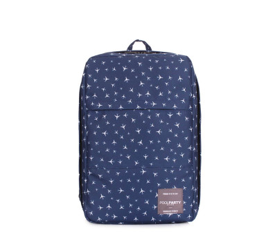 Рюкзак для ручної поклажі HUB - Ryanair / Wizz Air / МАУ (hub-planes-darkblue)