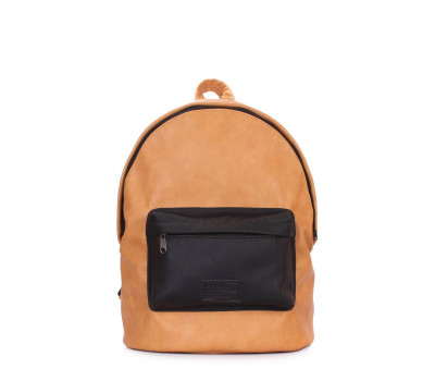 Рюкзак женский POOLPARTY (backpack-pu-orange-black)