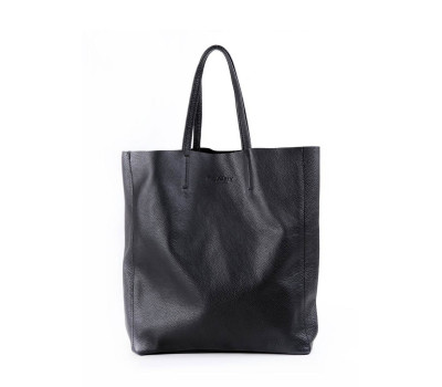 Шкіряна сумка POOLPARTY City (city-black)