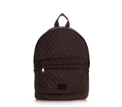 Рюкзак стеганый POOLPARTY (backpack-theone-brown)