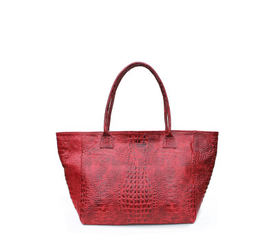 Шкіряна сумка POOLPARTY Desire (poolparty-desire-croco-red)