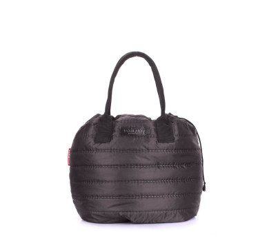 Стьобана сумка на шнурку POOLPARTY Muffin (muffin-black)