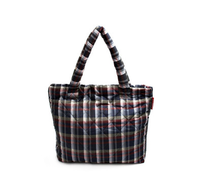 Дута сумка POOLPARTY в клітку (pool-70-scott-red)