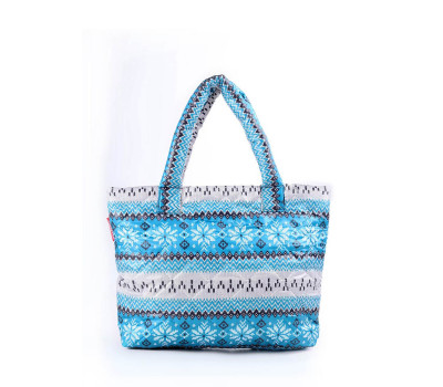 Дута сумка POOLPARTY з північним візерунком (pp11-blue)