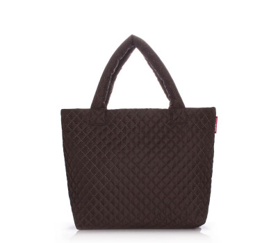 Стеганая сумка POOLPARTY (pp1-eco-brown)