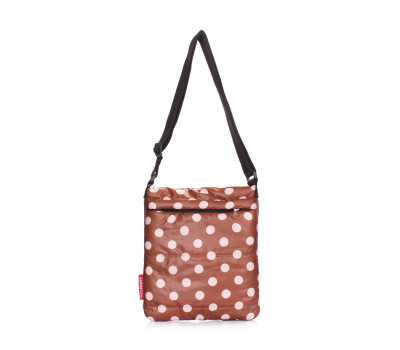 Сумка-планшет POOLPARTY в горошок (pool-59-cappuccino-dots)