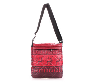 Сумка-планшет POOLPARTY з оленями (pool74-red)