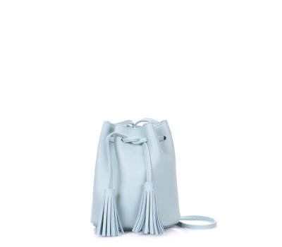 Блакитна сумка на зав&#39;язках (miniso-bucket-babyblue)