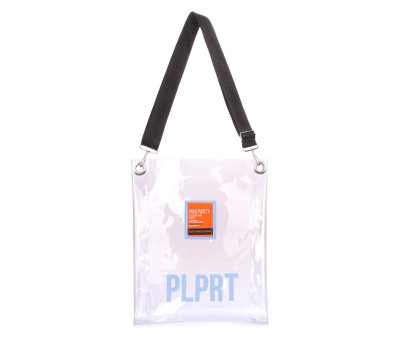 Прозора сумка Clear з ременем на плече (clear-pink)