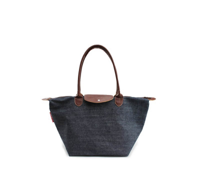 Сумка джинсова POOLPARTY з клапаном (pool80-jeans)