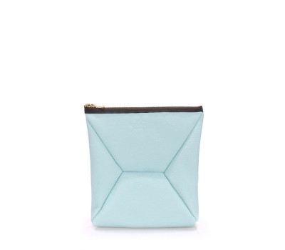 Шкіряна косметичка-клатч POOLPARTY THE X (the-x-aqua)