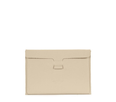 Шкіряний чохол для MacBook 13 "беж (macbook-case-beige)
