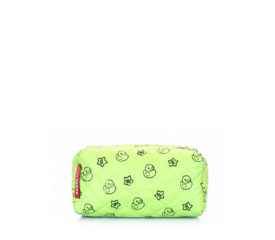 Салатовий косметичка з качечкою POOLPARTY (cosmetic-salad-ducks)