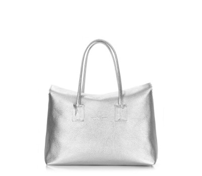 Шкіряна сумка POOLPARTY Sense (sense-silver)