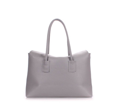 Шкіряна сумка POOLPARTY Sense (sense-grey)