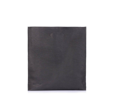 Шкіряна сумка POOLPARTY Shopper (shopper-leather-black)