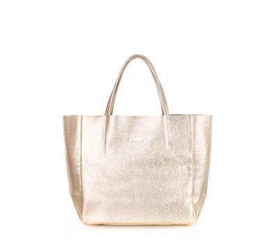 Шкіряна сумка POOLPARTY Soho (poolparty-soho-gold)