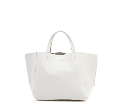 Шкіряна сумка POOLPARTY Soho (poolparty-soho-white)