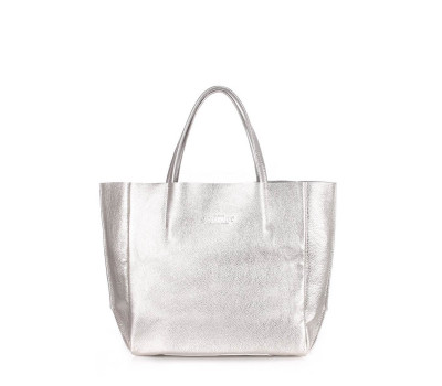 Шкіряна сумка POOLPARTY Soho (poolparty-soho-silver)