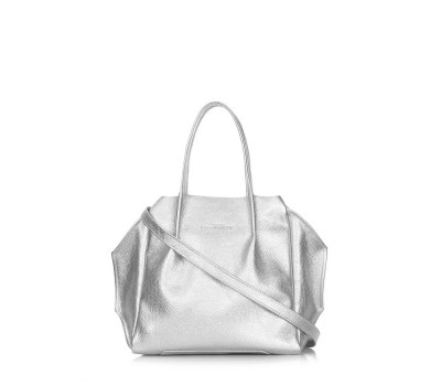 Шкіряна сумка POOLPARTY Soho Remix (soho-rmx-silver)