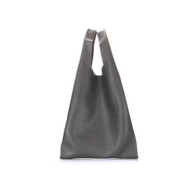 Шкіряна сумка POOLPARTY Tote (leather-tote-khaki)