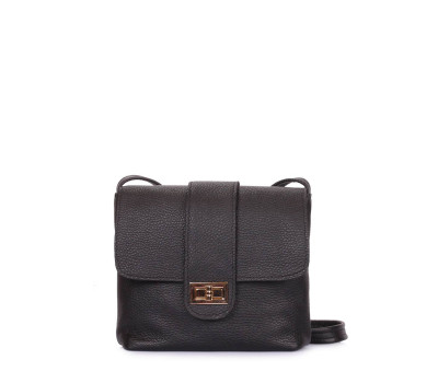 Шкіряна сумка на плече POOLPARTY Kiki (kiki-leather-black)