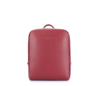 Рюкзак женский кожаный POOLPARTY Cult (cult-leather-marsala)