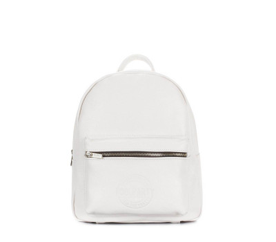 Рюкзак женский кожаный POOLPARTY Xs (xs-bckpck-leather-white)