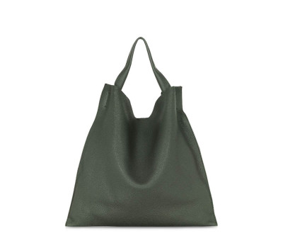 Зелена шкіряна сумка Bohemia (bohemia-khaki)