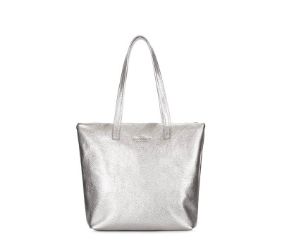 Срібна шкіряна сумка Secret (secret-silver)
