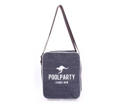 Джинсова сумка POOLPARTY з ременем (pool-18-jeans)