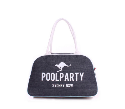 Джинсова сумка-саквояж POOLPARTY (pool-16-jeans)